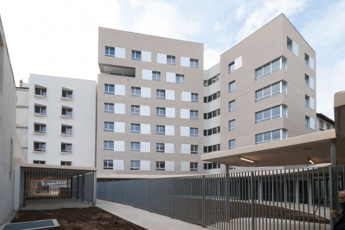 Agence Gap Studio Architecture à Paris 75002 / Logements à Saint Denis - Briques Béton BlocStar Am90