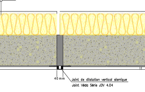 Joint de dilatation 40 mm Joint de dilatation 40 mm