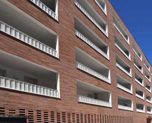 Les Fenetras à Toulouse (31) Taillandier Architectes (31) - 4200m² Plaquettes BlocStar Ac19 & Briques Am70
