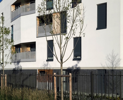 Zac quartier durable à Noisy-le-Sec - Valéro Gadan Architecte (75) - 450m² de Plaquettes BlocStar Ac19