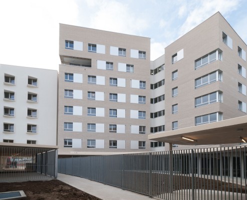 Agence Gap Studio Architecture à Paris 75002 / Logements à Saint Denis - Briques Béton BlocStar Am90