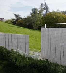 Séparatif Extérieur & Cloture en Blocs ELCO Coffrant de 20 Parement Lisse Ton Pierre