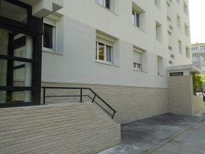 1.005 m² Briques BlocStar Am90 Parement Ton Pierre 1/3 parement lisse et 2/3 parement clivé / Joint horizontal Sec de 5 mm