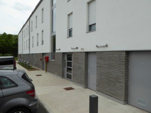 750 m² Briques BlocStar Am90 à maçonner Parement Antracite Clivé / Joint horizontal à Sec de 10 mm
