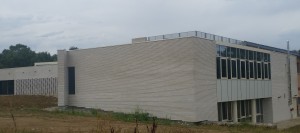 810 m² Briques Am90 à Maconner Parement lisse Blanc Pyrénée / Joint Horizontal tiré au Fer