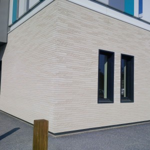 1.800 m² Briques BlocStar Am90 Parement Ton Pierre 2/3 parement lisse et 1/3 parement clivé
