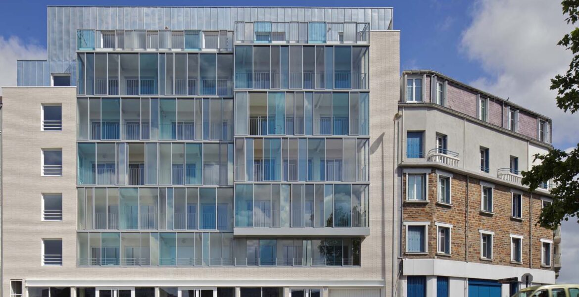 16 Logements Quai Magellan à Nantes (44) : ARS architecture à Nantes (44) - 640m² Briques BlocStar Am90