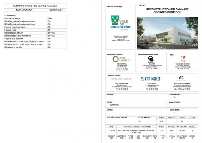 CARNET DE DETAILS FACADES