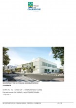 Gymnase Georges Pompidou à Courbevoie (92) : Agence ENIA Architecture à Montreuil (94) - 1.200 m² de Briques BlocStar Am90 parement lisse Ton Pierre