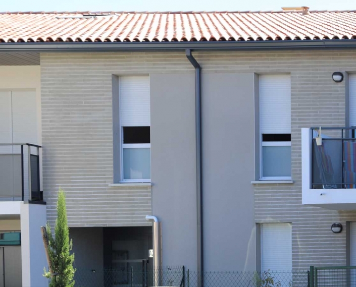 Résidence Ginestou à Toulouse : Dompnier Lamaire Architecte (31) - Altarea Cogedim (31) - 420 m² Plaquettes BlocStar Ac19