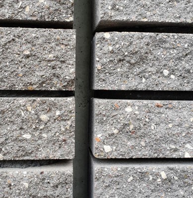Briques béton - Joint de Fractionnement Vertical
