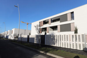 Grand-Angle, Zac-Andromède à Blagnac : G.G.R. Architecte (31) Altarea Cogedim (31) – 5850m² Briques BlocStar Am90 et AmR210