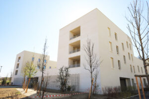 Bukolia à Cornebarieux (31) - Rahael Gabrion Architecture (75) ADN Patrimoine (31) - 800 m² Plaquettes Ac19 & Briques BlocStar AmR210