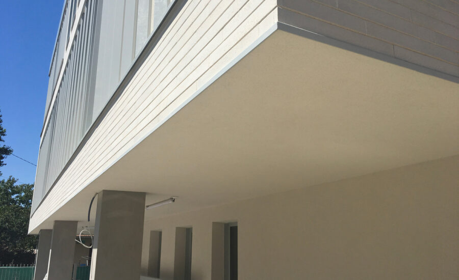 Collège Niel à Muret: Enzo et Rosso Architectes (31) - 219 m² Plaquettes BlocStar Ac19