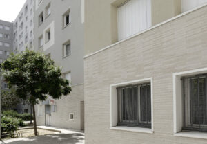 Salvador Alliende à Ile-st-denis (93) - A&B architectes / PMCR ING (75) Immobilière 3F (75) - 1300 m² de briques BlocStar Am90