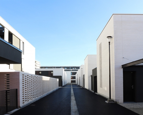 Grand-Angle, Zac-Andromède à Blagnac : G.G.R. Architecte (31) Altarea Cogedim (31) – 5850m² Briques BlocStar Am90 et AmR210