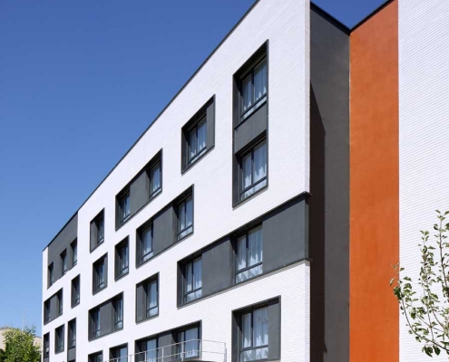 Logements 151 à Pierrefittes-sur-Seine (93) - Valéro Gadan (75) - Adoma (75) - 3850 m² Plaquettes BlocStar AC19