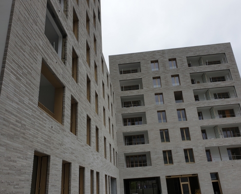 Logements Ilots G2 à Nantes (44) – Tectone architecture (75) & Tact Architectes (44)- 4200 m² de briques BlocStar Am90