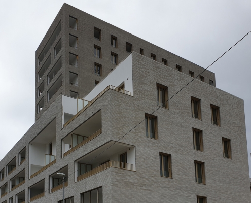Logements Ilots G2 à Nantes (44) – Tectone architecture (75) & Tact Architectes (44)- 4200 m² de briques BlocStar Am90