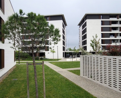 Grand-Angle, Zac-Andromède à Blagnac : G.G.R. Architecte (31) Altarea Cogedim (31) – 5850m² Briques BlocStar Am90 et AmR210