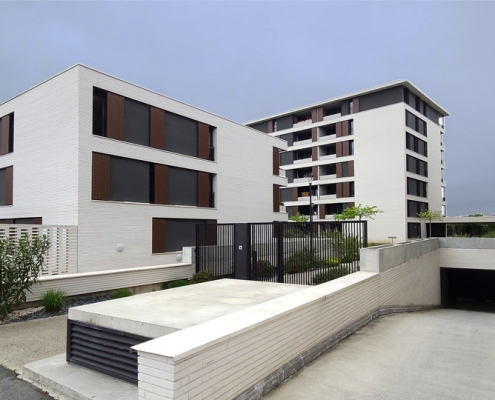 Grand-Angle, Zac-Andromède à Blagnac : G.G.R. Architecte (31) Altarea Cogedim (31) – 5850m² Briques BlocStar Am90 et AmR210