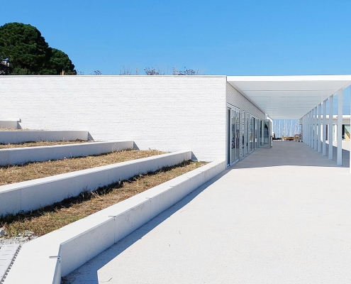 Opération Port Haliguen à Quiberon (56) - DDL Architecte (56) - Compagnie des ports du Morbihan - 840 m² de briques béton BlocStar AmR70, AmR90 et AmR180