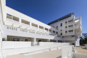 Cosmopoly - Zac Eureka à Castelnau le Lez (34) - Taillandier Architectes (31) - 1900 m² de Briques BlocStar Am70, AmR210 et Plaquettes Ac19 Lisses et Clivées
