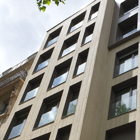 Logements Mistral (75) Inspace Architecture (75) Demathieu & Bard Immobilier (94) - 220m² Plaquettes BlocStar Ac19 en Pose Verticale