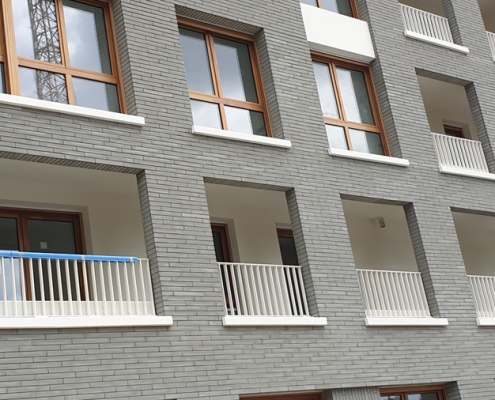 125 Logements a Romainville (93) Brenac et Gonzalez (75) - 2200m² Briques BlocStar Am90 et Plaquettes Ac19