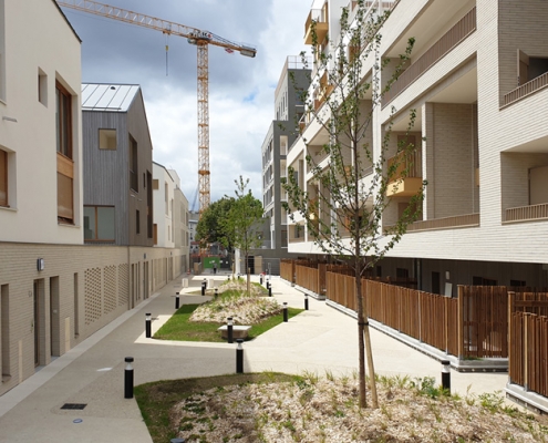 125 Logements a Romainville (93) Brenac et Gonzalez (75) - 2200m² Briques BlocStar Am90 et Plaquettes Ac19