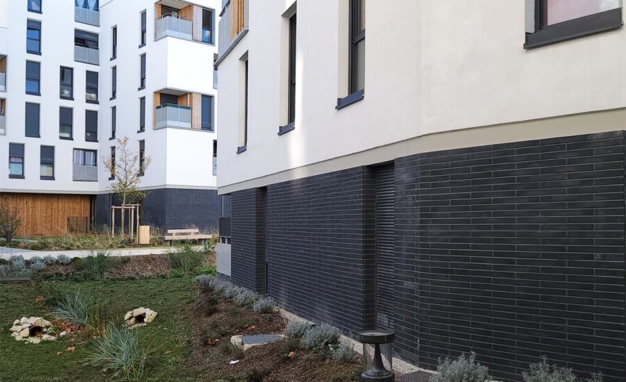 Zac quartier durable à Noisy-le-Sec - Valéro Gadan Architecte (75) - 450m² de Plaquettes BlocStar Ac19