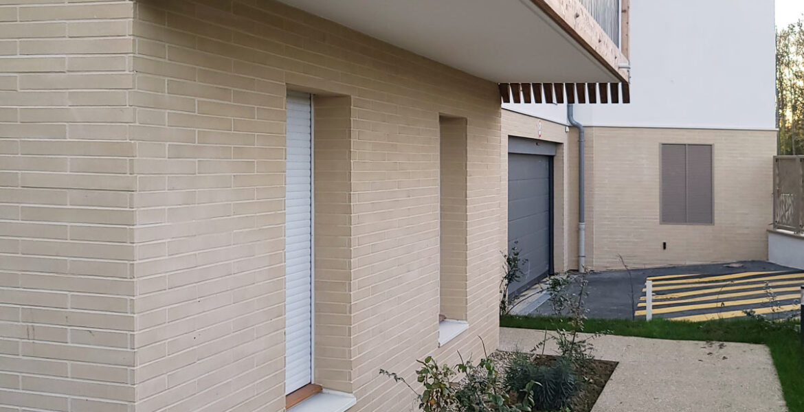 64 Logements à Villepinte Zac la Pepinière (93) - Cussac architecte (75) - I3F (75) - 575m² de Plaquettes BlocStar Ac19