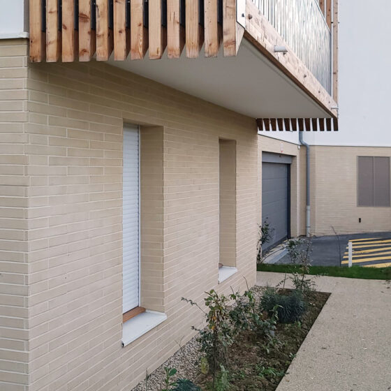 64 Logements à Villepinte Zac la Pepinière (93) - Cussac architecte (75) - I3F (75) - 575m² de Plaquettes BlocStar Ac19