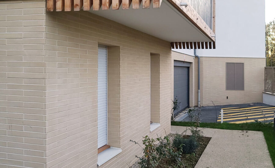 64 Logements à Villepinte Zac la Pepinière (93) - Cussac architecte (75) - I3F (75) - 575m² de Plaquettes BlocStar Ac19