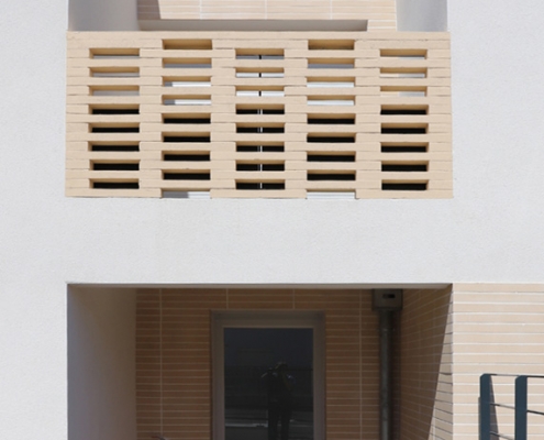 Logements collectifs à Toulouse (31) - Archigriff Architecte (31) - Green City Immobilier (31) - 180m² de Plaquettes BlocStar Ac19