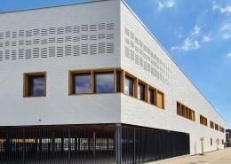 Collège, gymnase à Orléans (45) – Archi5 Prod (93) – 2500m² Briques BlocStar AmR70 Lisses et Clivées