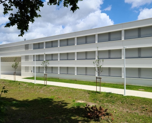 Groupe scolaire Sainte Geneviève à St Jory (31) - Taillandier architectes (31) - Ogec(31) - 500 m² de Plaquettes Ac19