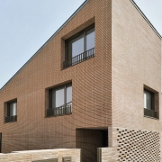 Résidence Hameau Chapus (C à Nantes (44) - Tact Architectes (44) - GHT (44) - 1600m² Briques BlocStar Am70, Am180 et Plaquettes Ac19