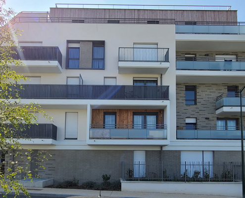 270 Logements - Les vergers Sannois (95) - Cussac Architectes (75) - ICAD Promotion (75) - 1610 m² de Plaquettes BlocStar Ac19