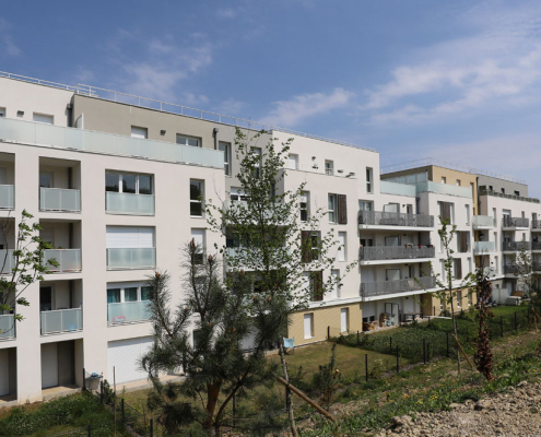 270 Logements - Les vergers Sannois (95) - Cussac Architectes (75) - ICAD Promotion (75) - 1610 m² de Plaquettes BlocStar Ac19