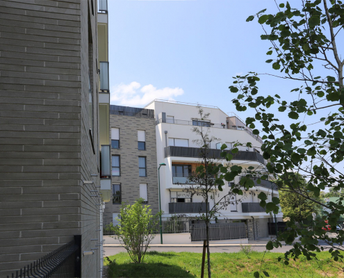 270 Logements - Les vergers Sannois (95) - Cussac Architectes (75) - ICAD Promotion (75) - 1610 m² de Plaquettes BlocStar Ac19