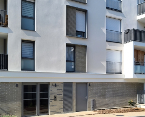 270 Logements - Les vergers Sannois (95) - Cussac Architectes (75) - ICAD Promotion (75) - 1610 m² de Plaquettes BlocStar Ac19