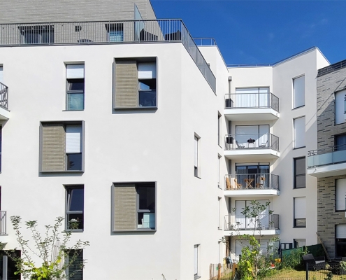 270 Logements - Les vergers Sannois (95) - Cussac Architectes (75) - ICAD Promotion (75) - 1610 m² de Plaquettes BlocStar Ac19