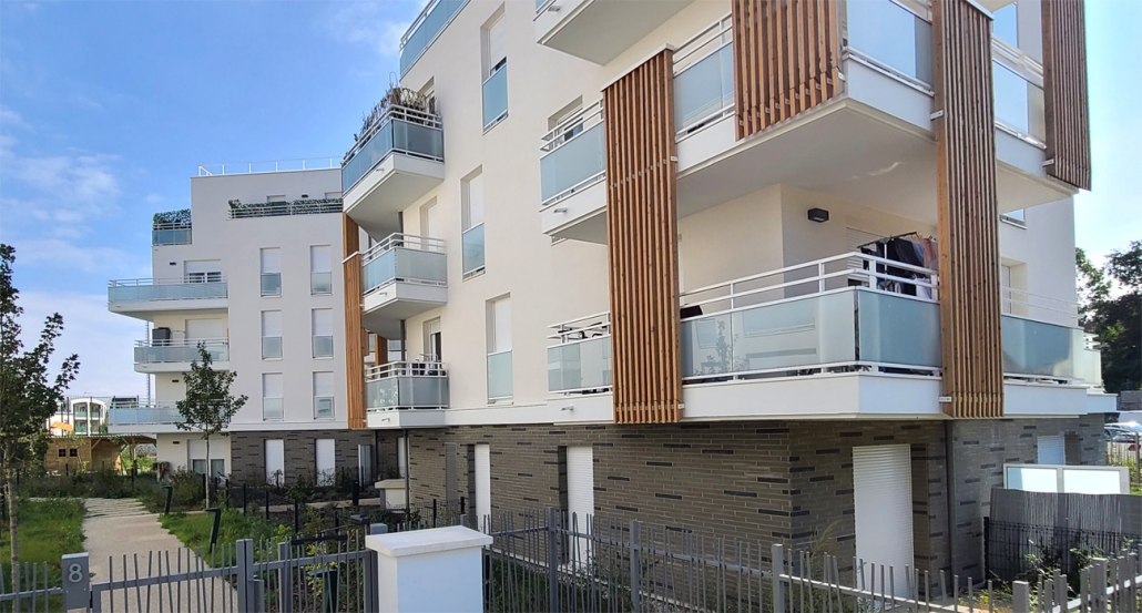 270 Logements - Les vergers Sannois (95) - Cussac Architectes (75) - ICAD Promotion (75) - 1610 m² de Plaquettes BlocStar Ac19