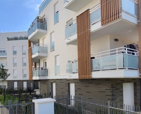 270 Logements - Les vergers Sannois (95) - Cussac Architectes (75) - ICAD Promotion (75) - 1610 m² de Plaquettes BlocStar Ac19