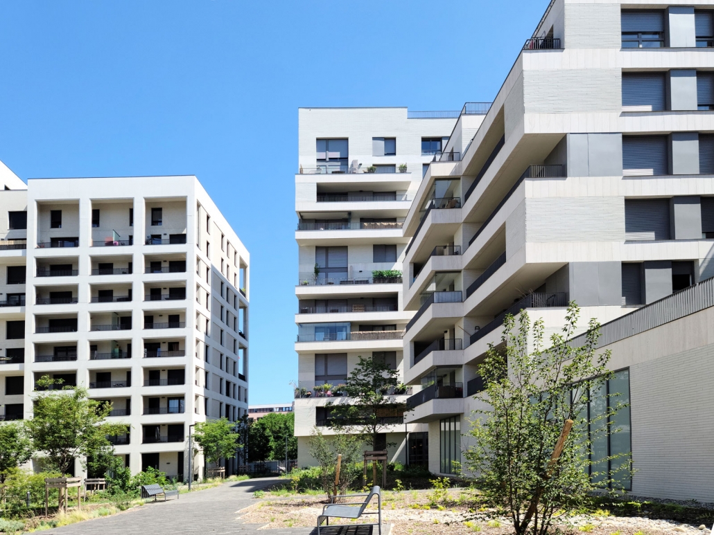 Zac des Girondins à Lyon (69) – Brenac et Gonzalez (75) – Nexity Apollonia (75) – 5500m² Plaquettes BlocStar Ac19