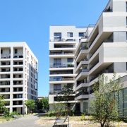 Zac des Girondins à Lyon (69) – Brenac et Gonzalez (75) – Nexity Apollonia (75) – 5500m² Plaquettes BlocStar Ac19