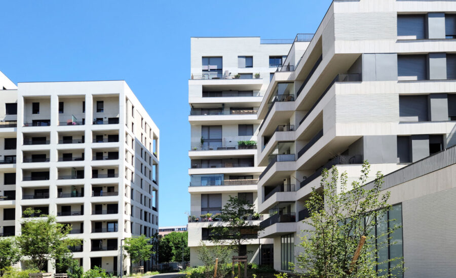 Zac des Girondins à Lyon (69) – Brenac et Gonzalez (75) – Nexity Apollonia (75) – 5500m² Plaquettes BlocStar Ac19