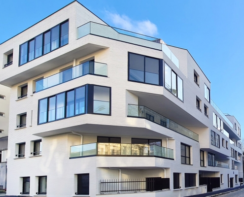 22 Logements collectifs à Vanves (92) - Atelier 2A (75) - L&P Immobilier (75) - 960 m² de Plaquettes BlocStar Ac19