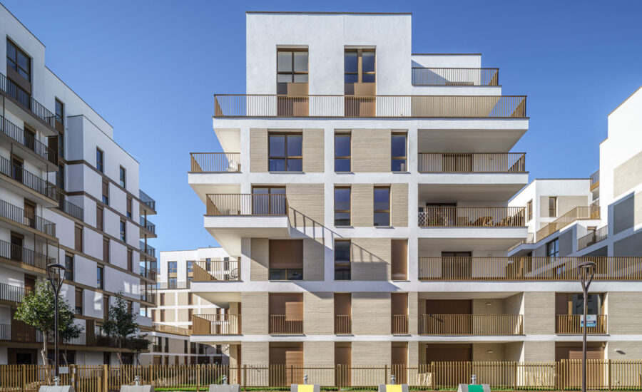 Zac de l'Arsenal à Rueil Malmaison (92) - Brenac et Gonzales (75) - Sogeprom Habitat (92) - 3080 m² de Plaquettes BlocStar Ac19